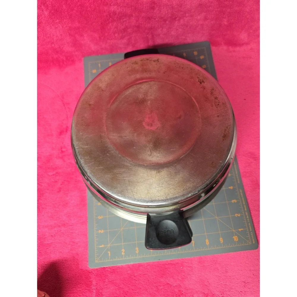 Rena Ware Ultra-Ply 3-Ply 18-8 Stainless Dutch Oven Fry Pan 4Q Dome Skillet Lid